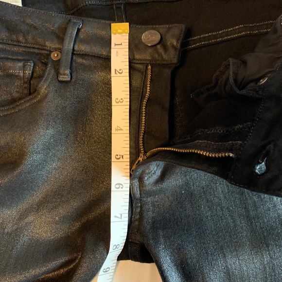 Citizens of Humanity Wax Coated Black Skinny Jeans Size 30 - Picture 7 of 10